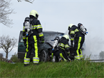 Prio 1 Brand Wegvervoer Auto Trekwei Driezum